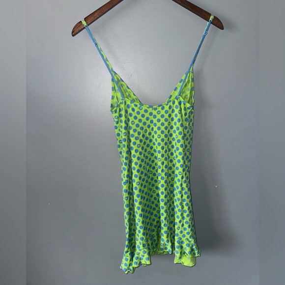 Y2K Victoria’s Secret PINK Polka Dot Nightgown Slip Cotton Dress S - Picture 7 of 7